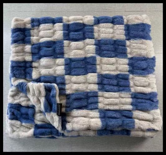 Spandex Faux Rabbit Fur Blanket
