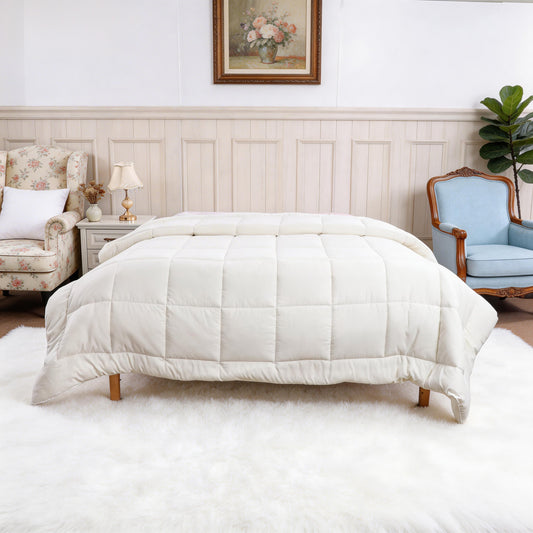 Wholesale White Waffle Comforter Set